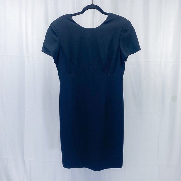 Liz Claiborne Dress Black Criss Cross Cocktail Dress - Picture 2 of 14